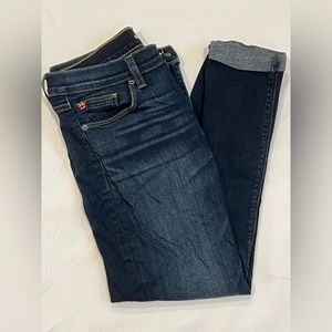 Hudson Dark ankle denim jeans lightly used